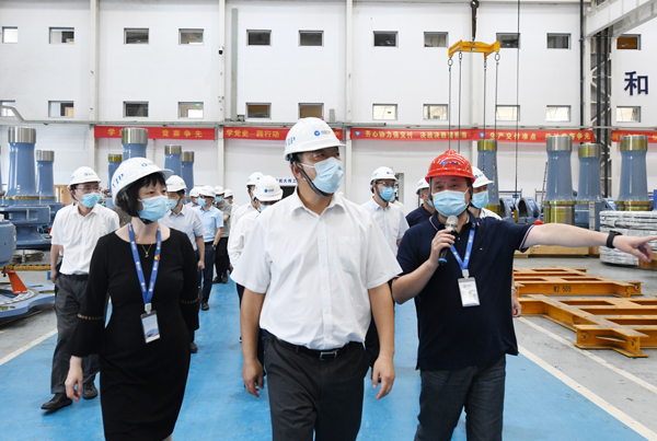 杭州市副市长柯吉欣一行调研腾龙国际平台股份