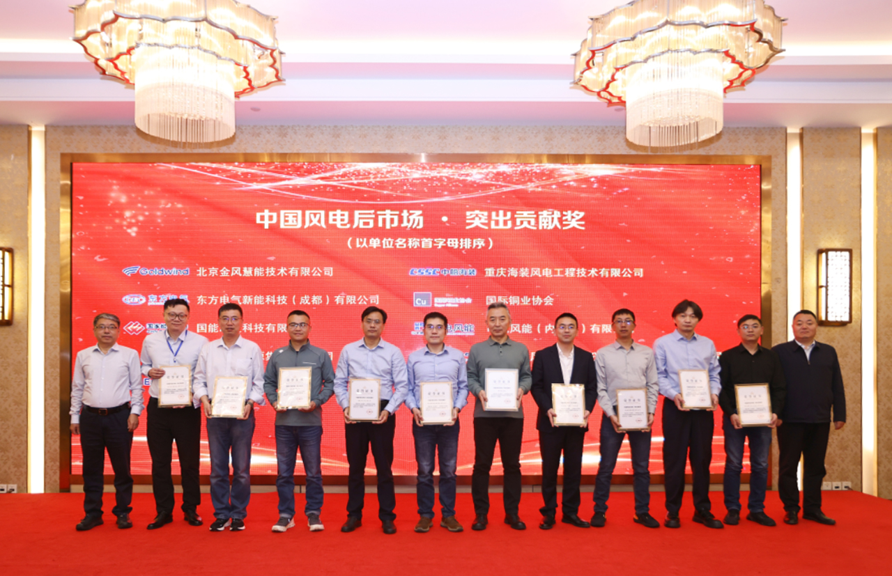 【喜报】腾龙国际平台股份荣获“中国风电后市场·突出孝顺奖”
